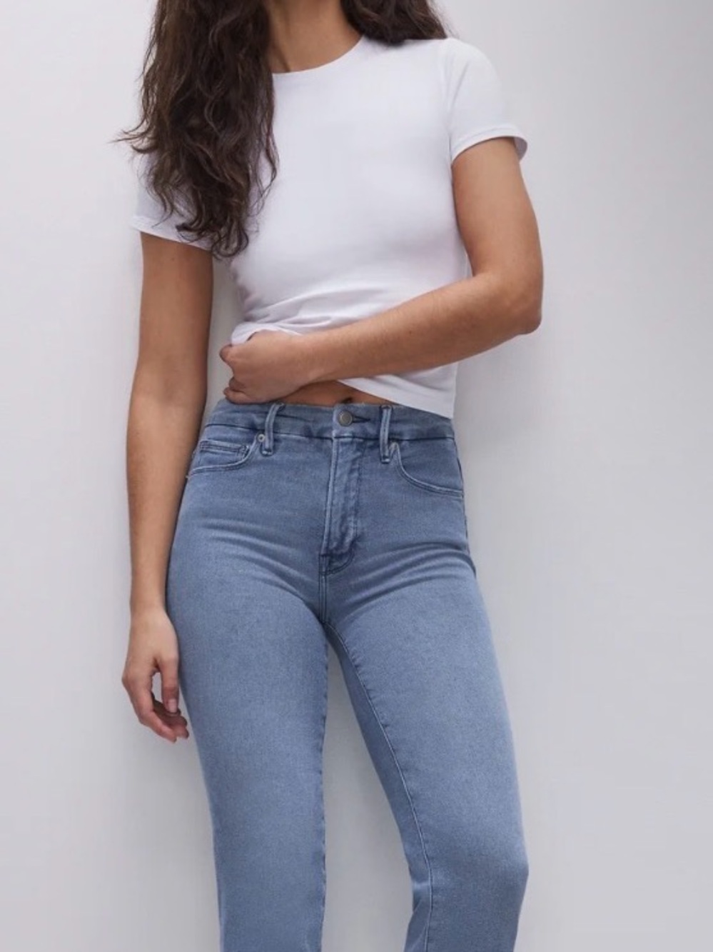 Good American Good legs straight jeans size 4/27 Highrise Vintage straight fit